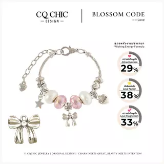 CQ CHIC [5163] Love Energy Bunny Ear Bracelet สร้อยข้อมือผู้หญิงแบบปรับได้ของขวัญวันเกิดเครื่องประดับของขวัญ
