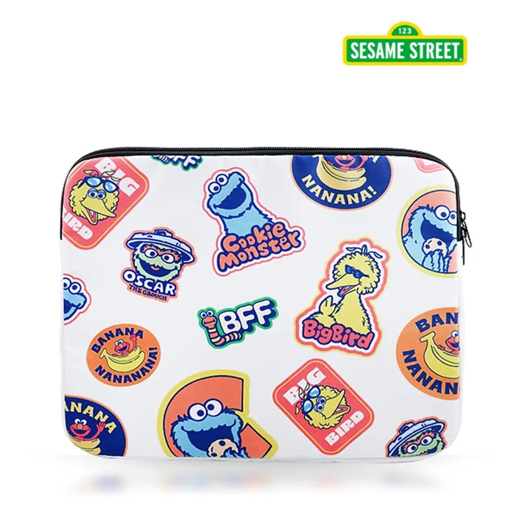 Se-ed (ซีเอ็ด) : SST6-กระเป๋าแท็บเล็ต : Sesame Street-6B Tablet Bag (SST6B TLB-15WH29H) W29xH23.5xS2
