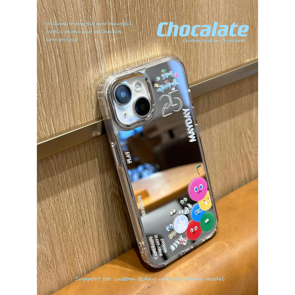 เคส y200 5g vivo y200 5g เคส คอนเสิร์ตเปลือกหอยอัจฉริยะ ins Mirror oppo Apple