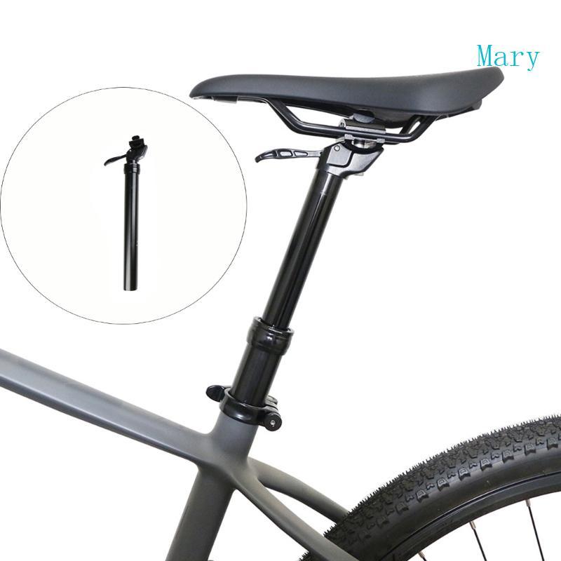 Mary จักรยานเสือภูเขาปรับ Seatpost อลูมิเนียมอัลลอยด์จักรยาน Dropper Seatpost พร้อมมือระเบียบจักรยาน