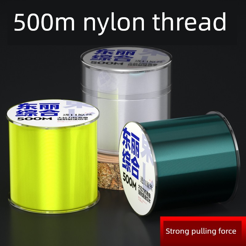 สาย pe ถัก 12 สายpe 500เมตรสายการประมงสายหลักของแท้นําเข้าเดิมล่อไหมเสาทะเลทุ่มเทแบรนด์ที่แข็งแกร่งน