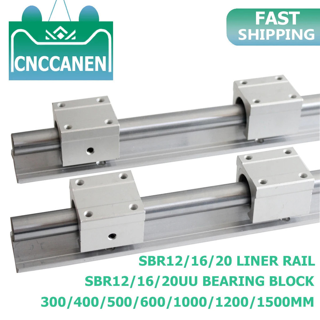 รางนําเชิงเส้น SBR ขนาด 20 มม. และความยาว 300-1500 มม. สำหรับใช้งานกับ SBR16UU และแบบอื่นๆ