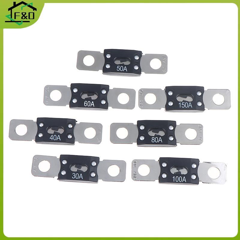 F&O 1/3 ชิ้น ANM Mega Bolt-On ฟิวส์ 30A 40A 50A 60A 80A 100A 150A 200A 250A 300A de ฟิวส์สําหรับรถเร