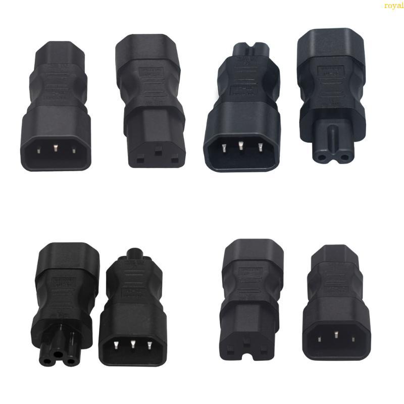 (ส่วนลดสูง)oyalking.th C14 ปลั๊ก C13 Adapter C14 ถึง C15 Adapter C14 ถึง C5 C14 ถึง C7 Adapter Compa