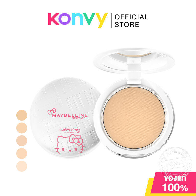 Maybelline New York Fit Me Matte & Poreless Compact Oil Control Powder Hello Kitty Collection SPF32 PA+++ 6g #118.