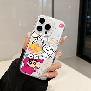 💟Just-การ์ตูนรูปสุนัข ไร้สายชาร์จ พร้อมสายคล้อง เคส iPhone 17PROMAX เคสไอโฟน 13PRO 16PRO 15 14PLUS 12 11-CHXYCK49