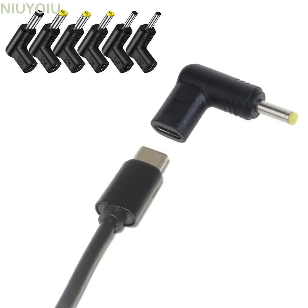 NIUYOIU USB C PD to DC Power Connector, 5V 9V 12V Universal Type C to DC Jack Plug, สําหรับเราเตอร์แ
