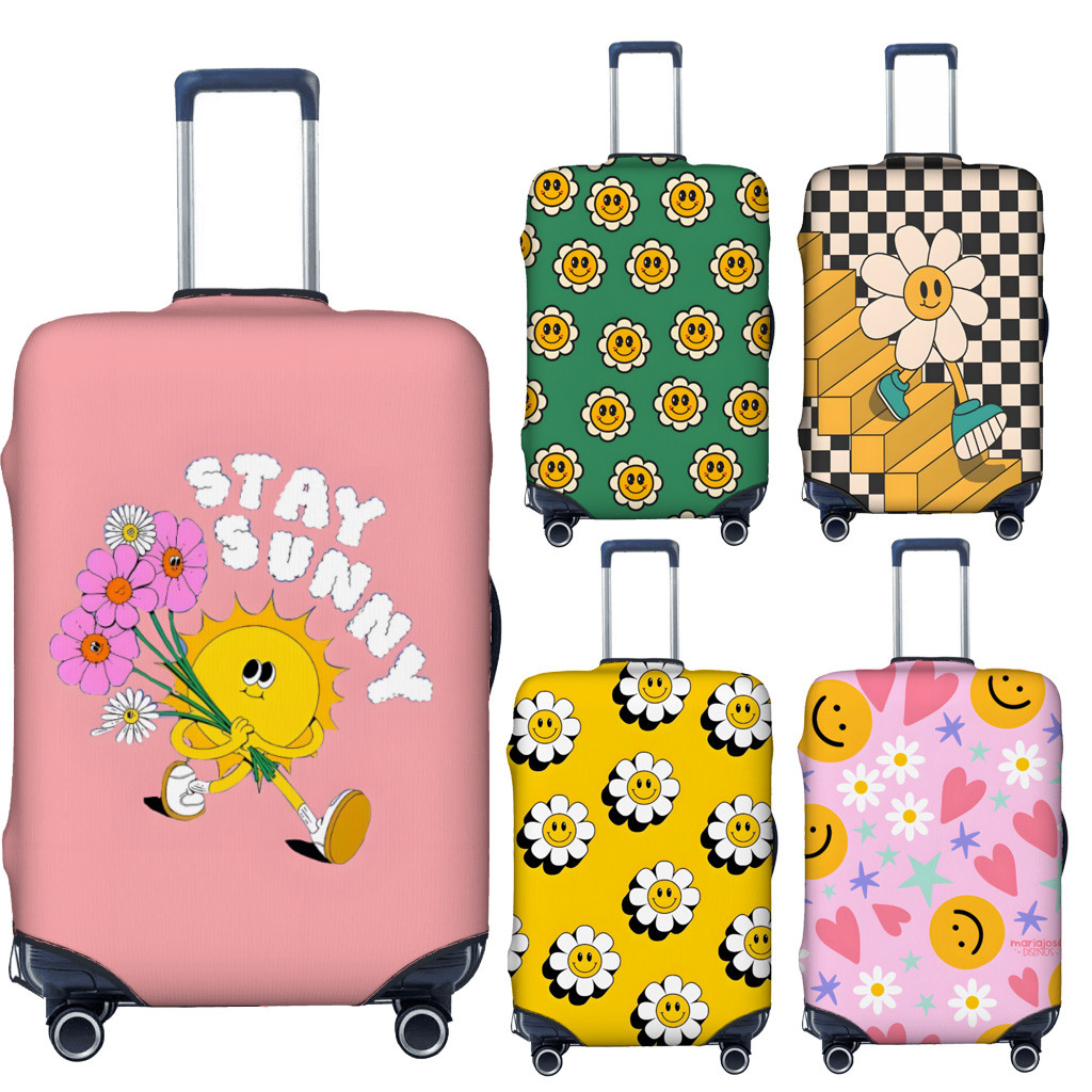 In StockBack to school wiggle ล้างทําความสะอาดได้กระเป๋าเดินทางการ์ตูนตลกกระเป๋าเดินทาง Protector เหมาะกับ 18-32 นิ้วกระเป๋าเดินทาง MG029