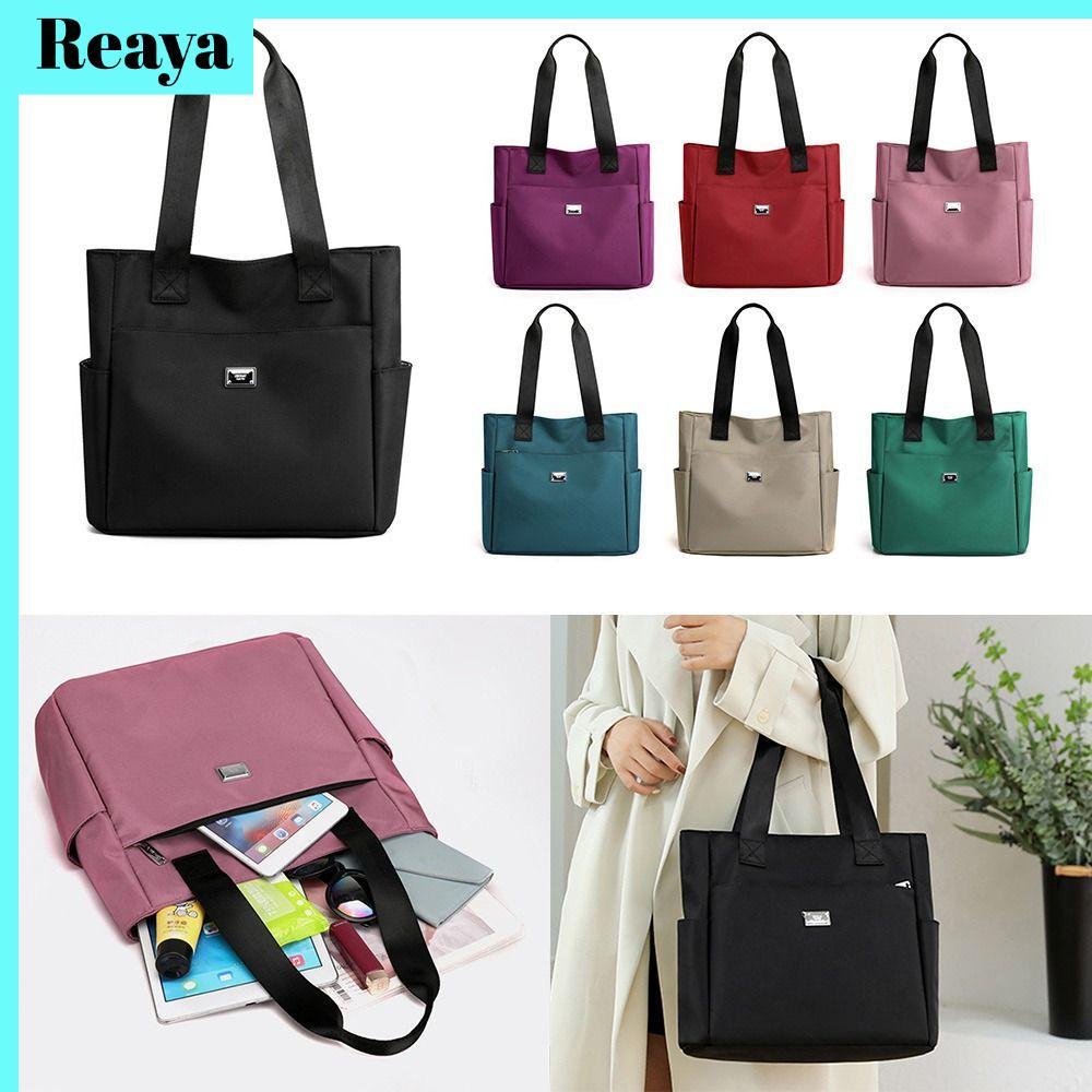 Reaya กระเป๋าถือความจุขนาดใหญ่ Nylon School And Travel Tote Bags – โปรปัง