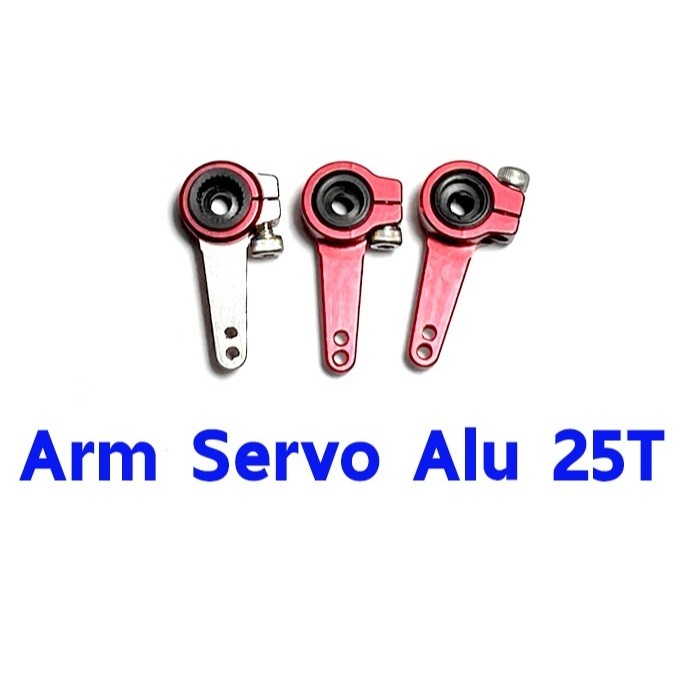 Arm Servo Alu 25T ใช้กับ Futaba #6  ใช้กับ MG995.MG945, MG996, MG946, S3003.S3003 Futaba, savox OT00