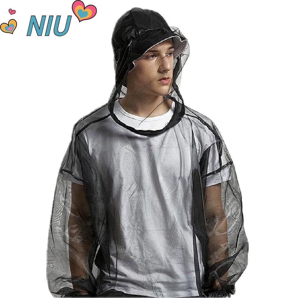 NIUYOUJS เสื้อผ้าป้องกันแมลง, ชุดป้องกันยุงตาข่ายละเอียดพิเศษน้ําหนักเบา, ชุดกันยุงระบายอากาศผู้หญิง