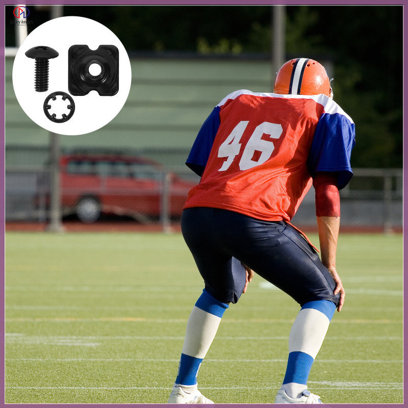 Fastener Football Back Plate Screw Replacement Backplate Youth Armor jinyings