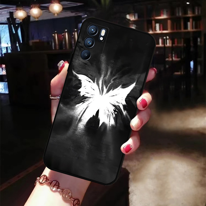 เคส infinix smart 8 เคส ribbon Phantom Butterfly เคสโทรศัพท์ OPPO เหมาะสําหรับ Reno13/1211/9/8 Art 7
