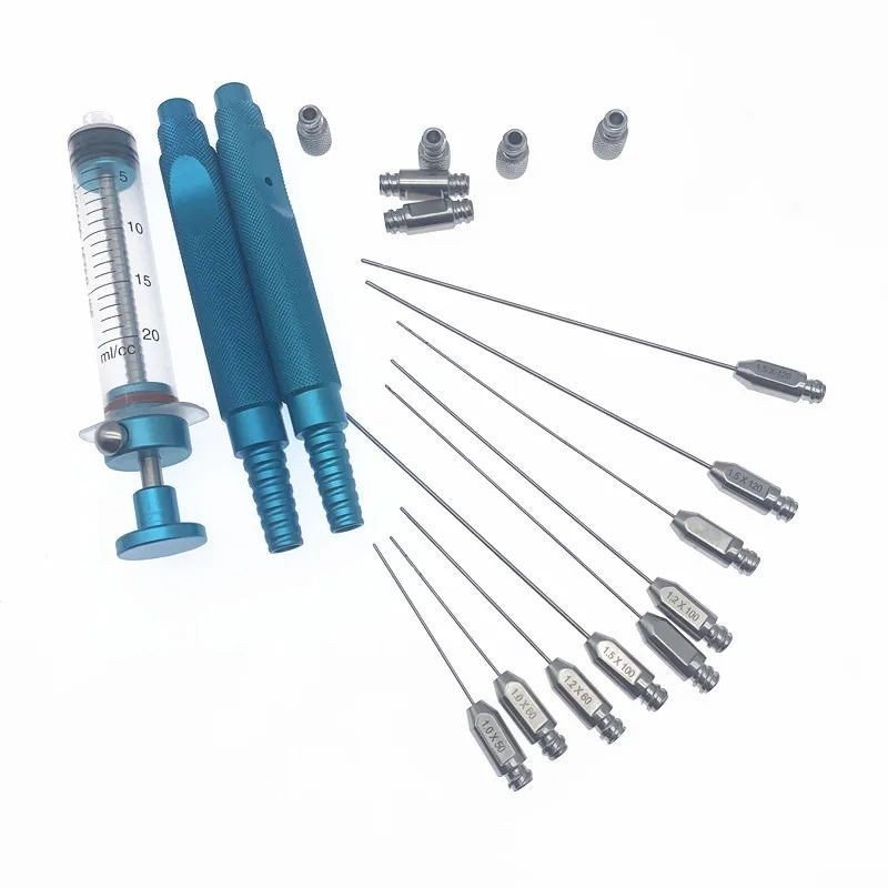 Fat Inflitration Cannula Metal Cap Aspiration Cannula Titanium handle Fat Transfer Cannula Cosmetolo