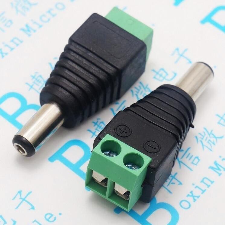 ปลั๊ก DC เชื่อมฟรี 5.5*2.1 มม.DC ชายหญิง powe ฟรีเจาะหัว DC 5.5*2.1 มม.DC 公头 电动车母源头26/3/24yua02