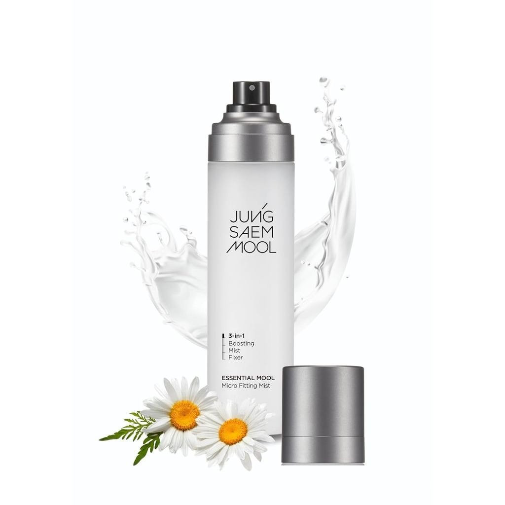 JUNG SAEM MOOL Essential Mool Micro Fitting Face Mist 4.06 Fl Oz, Ultra-Fine Hydrating Makeup Settin