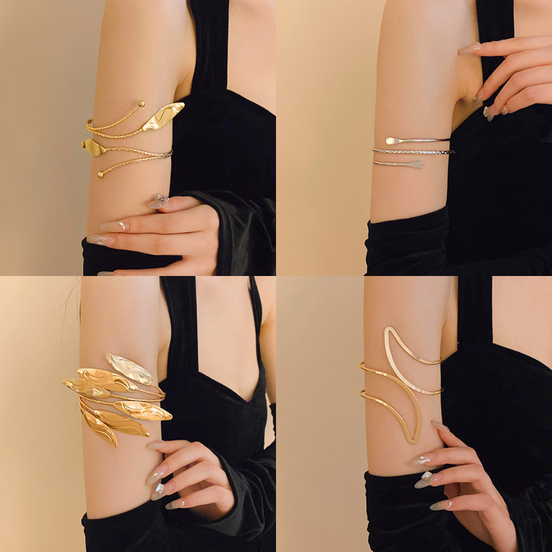 สร้อยข้อมือใบไม้แฟชั่น ออกแบบเฉพาะสำหรับผู้หญิง สวยงามหรูหรา สไตล์ฤดูร้อน