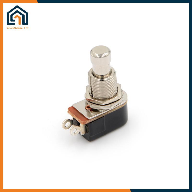 Goddes ใหม่ไฟฟ้ากีตาร์สวิทช์ Momentary Push Button Foot Switch SPST TH