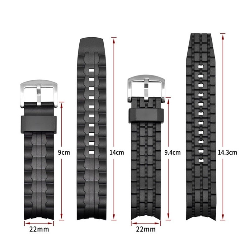สายนาฬิกาสําหรับ Ca-sio Edifice Series สาย EF-550/EF523 สายยางสําหรับ Ca-sio EF550 ดําน้ํากีฬา Watch