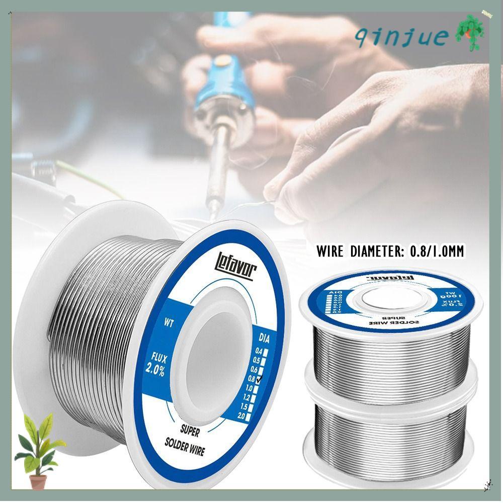 QINJUE Corel Solder, No-clean Low-melting ลวดเชื่อมอุณหภูมิต่ํา, Universal 20g 50g 100g 0.8 1.0mm FL