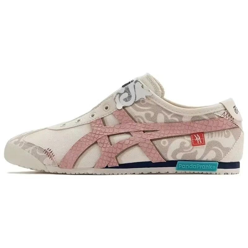 X1PA Onitsuka MEXICO 66 ™       SLIP-ON Casual SLIP-ON รองเท้าลําลองสําหรับบุรุษและสตรีรองเท้าผ้าใบรองเท้ากีฬา # รองเท้าเสือ # Mexico66 # รองเท้าลําลอง Onitsuka