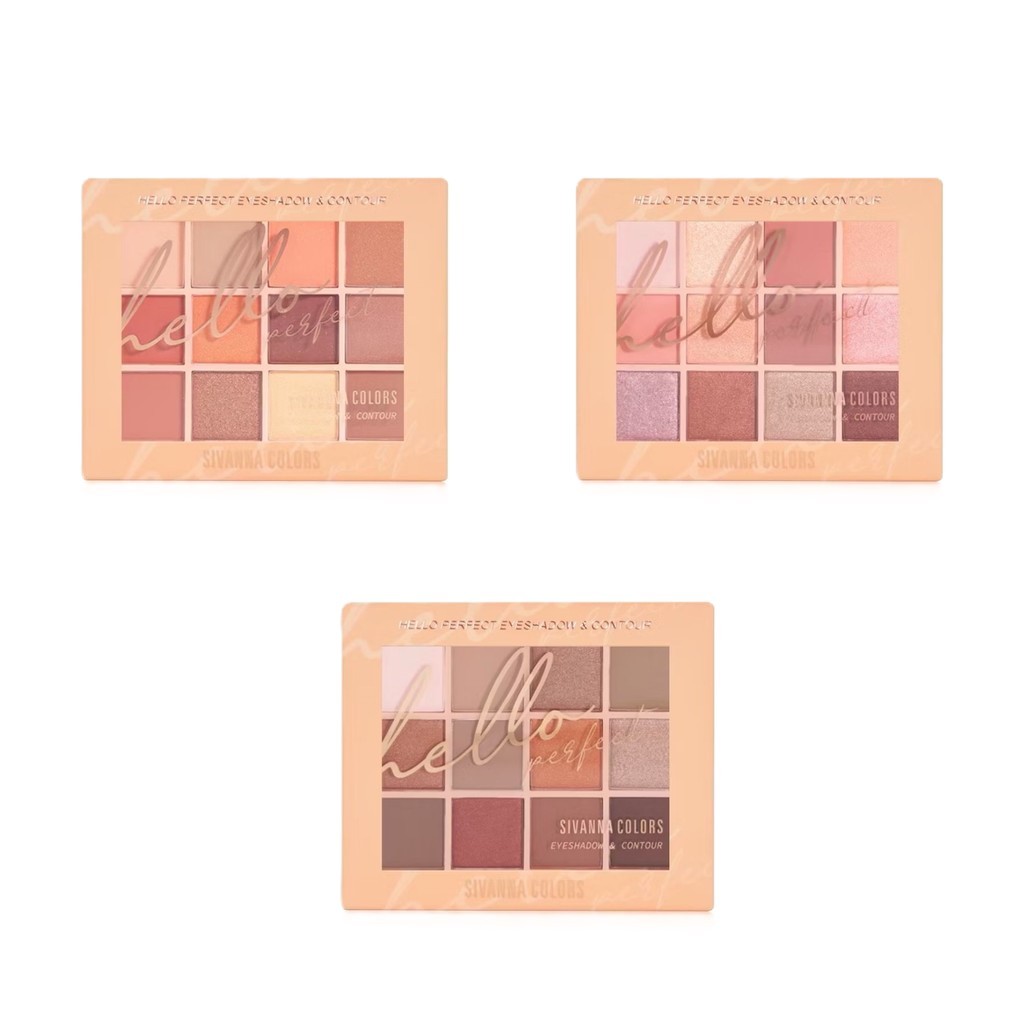 Sivanna Hello Perfect Eyeshadow & Contour HF178 ซิวานน่า ฮัลโล เฟอร์เฟคท์ อายแชโดว์ คอนทัวร์