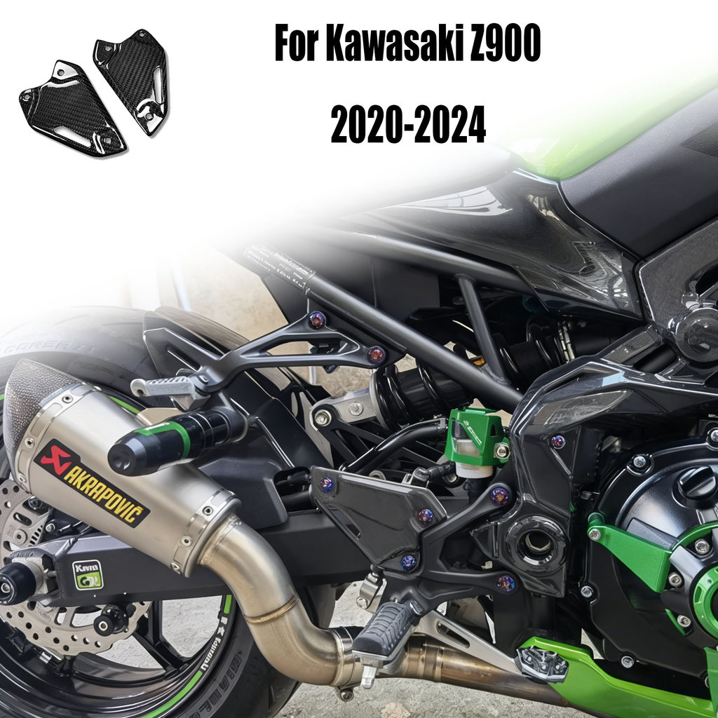 เหมาะสําหรับ KAWASAKI Z900 2020-2024 Z-900 Z 900 คาร์บอนไฟเบอร์รถจักรยานยนต์ Fairing Kit Fairing เท้