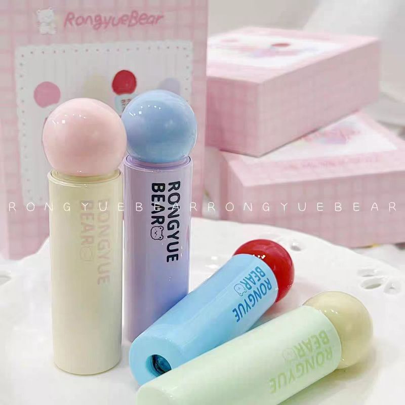 Rongyue Bear Lollipop โคมไฟแบนมือถือขนาดเล็กแบบพกพาประเภทการจัดเก็บ Quick-Drying Mini โคมไฟแต่งเล็บส่วนบุคคลร้านเล็บ 3.28