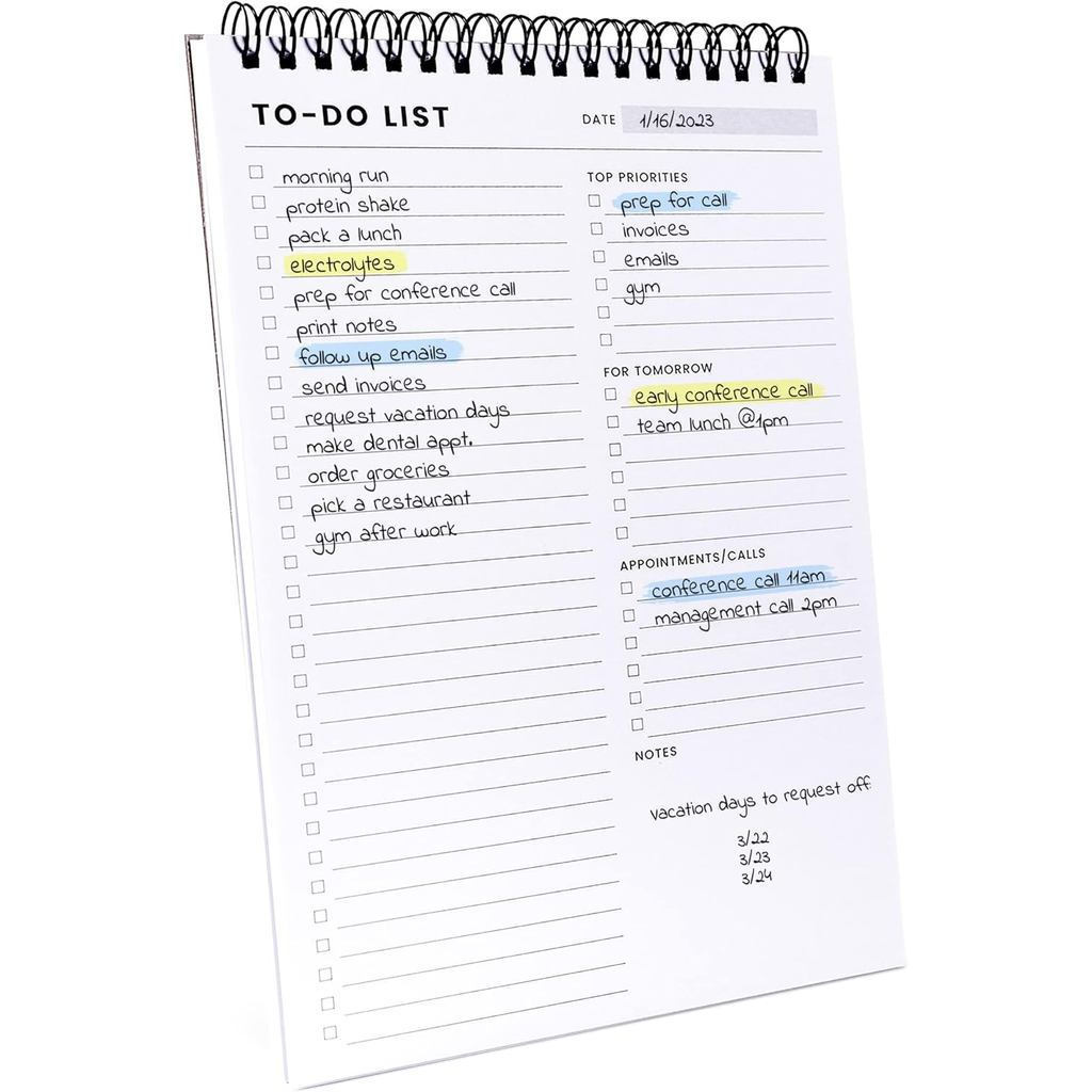 Of a Happy Kind To Do List Notepad: อเนกประสงค์ส่วน - 6.5 x 9.8 60 แผ่น - สมุดโน๊ตวางแผนรายวันแบบเกล