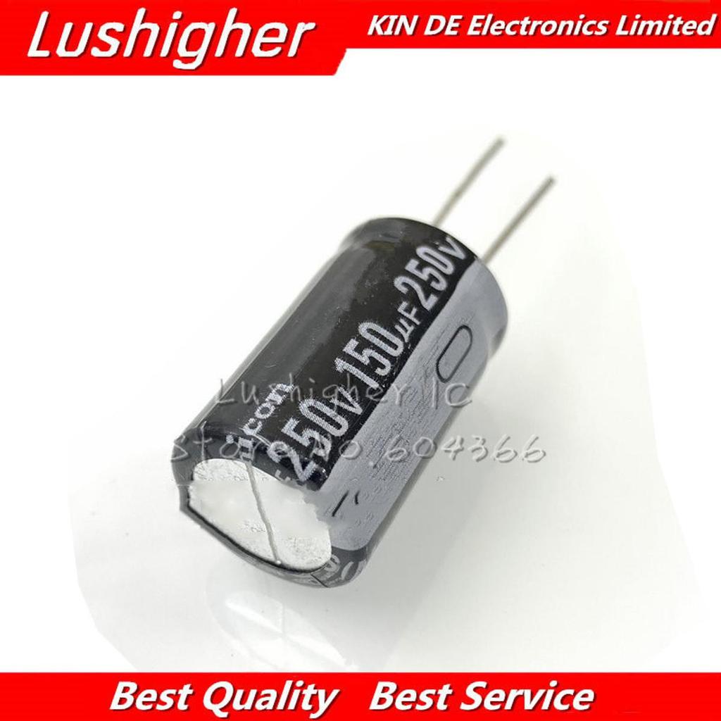 10PCS 250V150UF DIP 150UF250V 18X25MM 250v 150uf 18*25 ตัวเก็บประจุไฟฟ้าไฟฟ้า