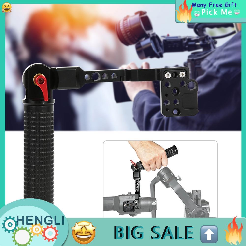 Hengli Hengli Stabilizer Handle Grip 1/4 3/8 Mount อลูมิเนียมพับอุปกรณ์เสริมมือถือสำหรับ Ronin S/Ron