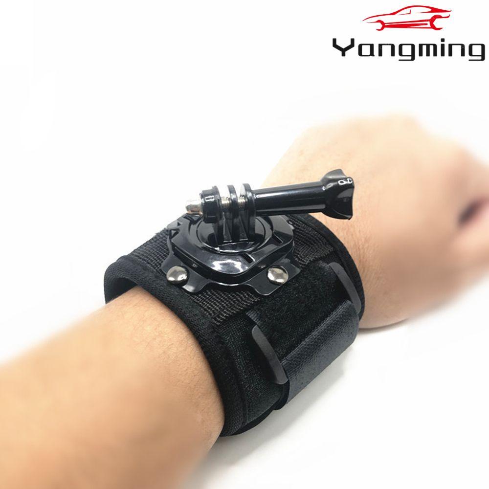 YANGMING การหมุน 360 องศา Universal Action Mount สําหรับ Hero10 9 8 7 6 Xiomi Yi Insta360