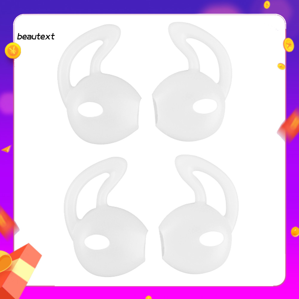 Beauxt 4 ชิ้น In-Ear Eartips หูฟังหูฟังหูฟังสําหรับ AirPods iPhone 7