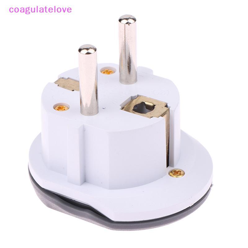 Coagulatelove ปลั๊กแปลงมาตรฐานเยอรมัน FR AU US UK To EU Euro Korea Universal Travel Adapter Home Plu