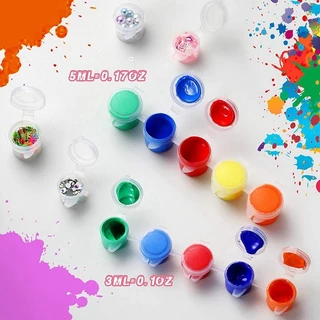 ตลับสีเปล่า พลาสติกใส 600 ช่อง ขนาด 3 มล. 0.1 ออนซ์ สําหรับใส่สี 100 แถบ กล่องจ่ายสี