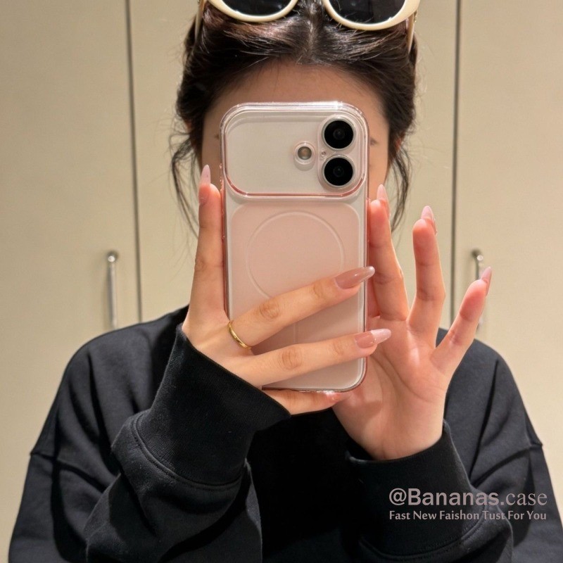 น่ารักเรียบง่ายสีชมพูเคสโทรศัพท์เคลือบสําหรับiPhone 17 16 15 14 13 12 11 Pro Max ราคา ถูกที่สุด ดีลบีเคเค แกลเลอรีภาพที่ 7