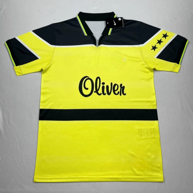 เสื้อย้อนยุคปี 1997 DT Home สีเหลือง แขนสั้น หลากหลายไซซ์