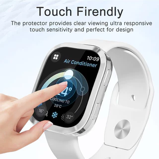 กระจกเทมเพอร์/เคส TPU แบบนุ่ม for Amazfit Bip 6 แผ่นป้องกันหน้าจอคอมพิวเตอร์แบบแข็ง ชุดอุปกรณ์เสริมป้องกันรอบทั้งหมด