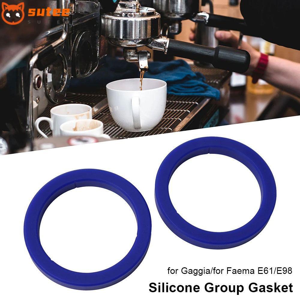 SOTEE 1 ชิ้นซิลิโคนกลุ่มปะเก็น, E61 Leakproof Group Head Seal Kit, 8.5 มิลลิเมตร O-Ring ปะเก็น Coffe