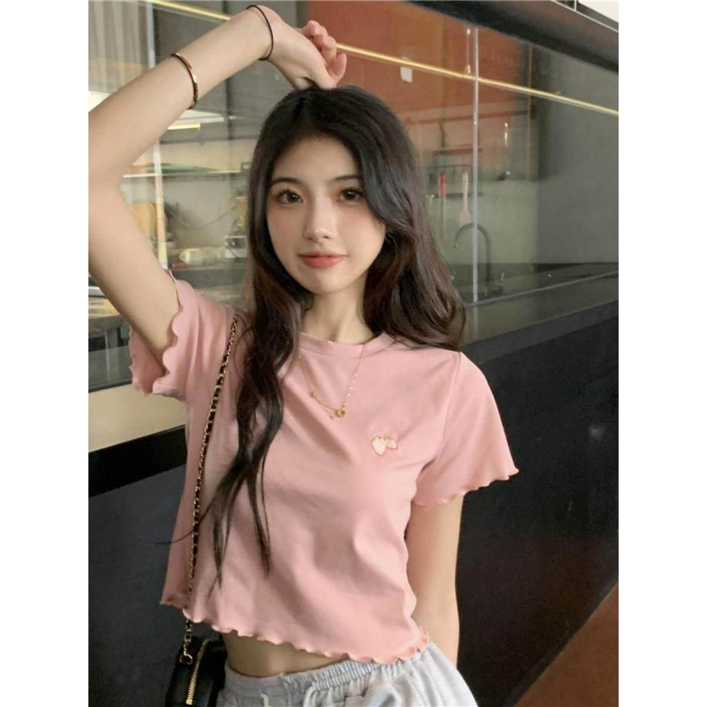 Sweet Spice Girl Navel Short Student Topfhdf9