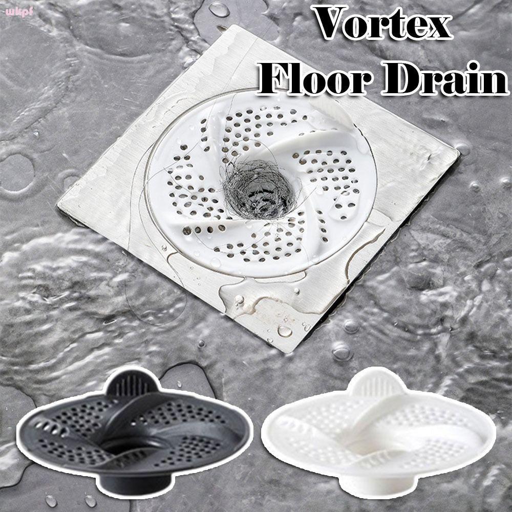 WKPFR893 3 ชิ้นท่อระบายน้ําชั้น, Vortex Anti-Clogging ท่อระบายน้ํา, Hygienic Bug Proof หมุนตาข่ายออกแบบผมสะสมห้องน้ํา