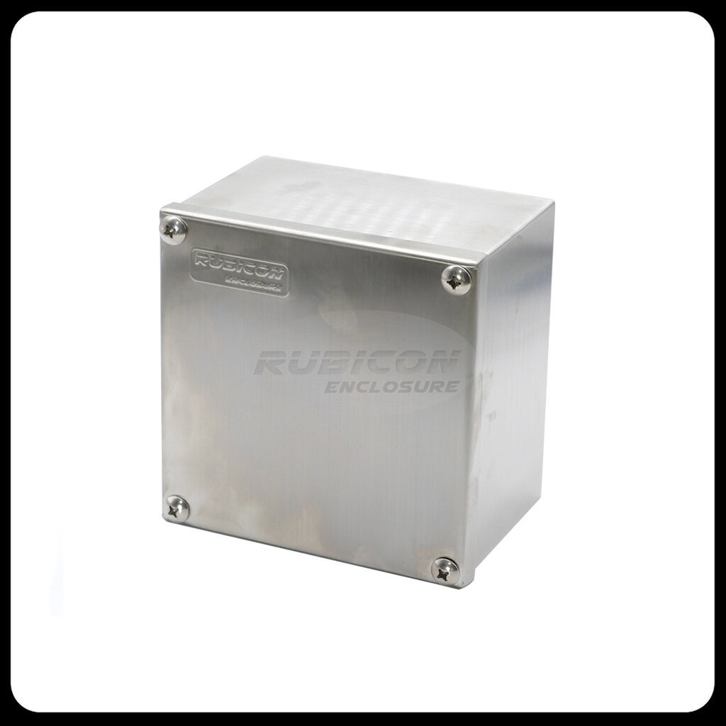 PULL BOX STAINLESS RP-02 Size : W150 x H150 x D100 mmกล่องพักสายสแตนเลส พูลบ๊อกซ์สแตนเลส สแตนเลส 304 (SUS 304) ความหน...