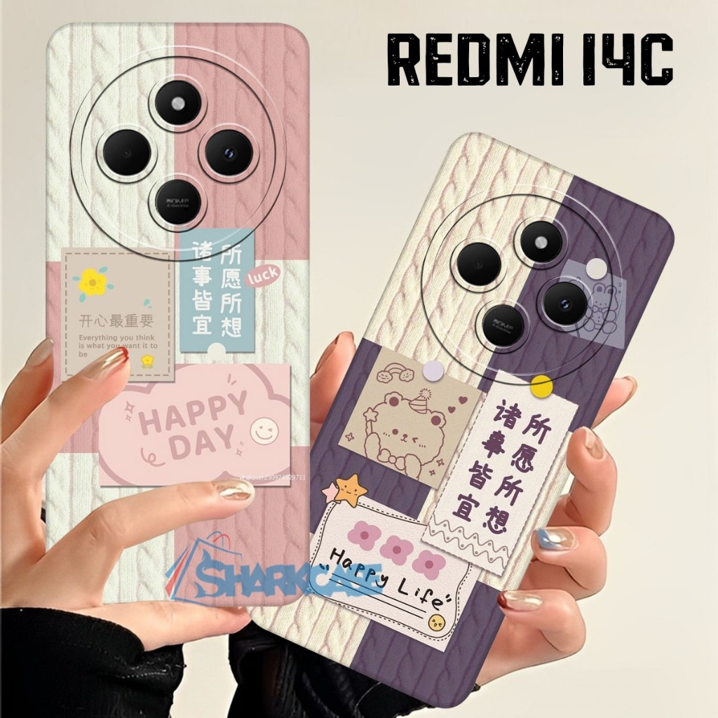 HP REDMI 14C 4G 13C 9C 10C 9A A1 A2 A3 P*CO C40 C65 เคสถักน่ารัก - เคส Redmi - เคส Redmi - เคส Redmi