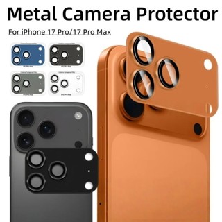 ฟิล์มกล้องเข้ากันได้สําหรับiPhone 17 Pro Max iPhone17 2025 โลหะป้องกันHDฝาครอบเลนส์ป้องกันฟิล์มกระจกนิรภัยป้องกันรอยขีด