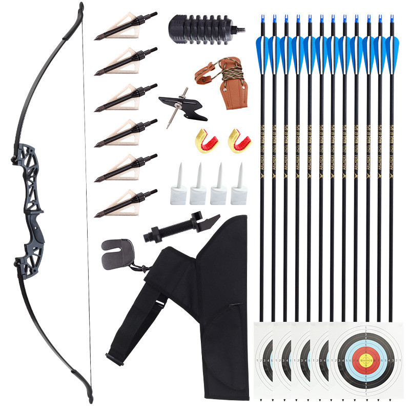 Eagle Falcon X3Recurve Bow and Arrow Professional Archery Set Outdoor Beginner Entry Adult Shooting 