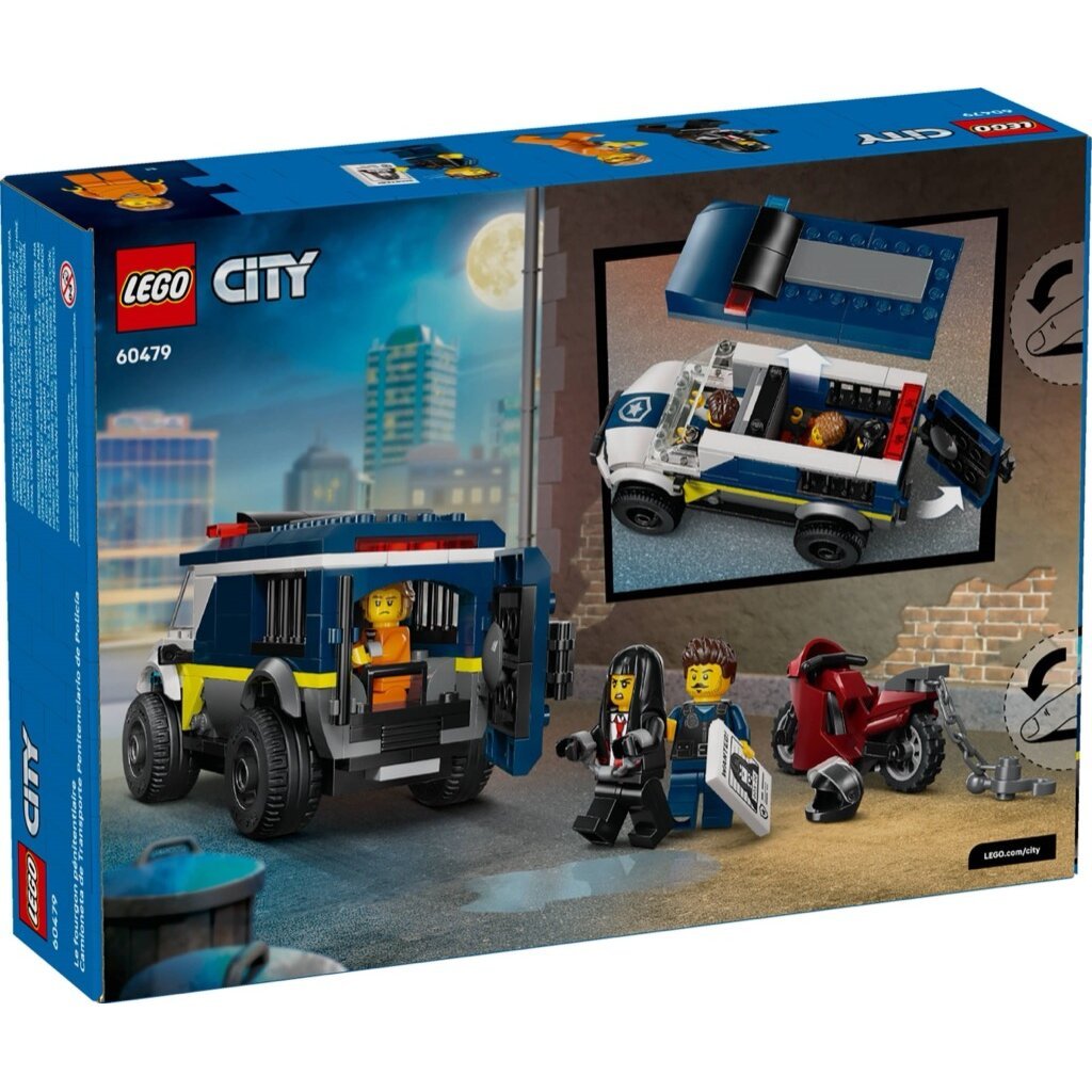 เลโก้ LEGO City 60479 Police Prisoner Transport Van ราคา ถูกที่สุด ดีลบีเคเค แกลเลอรีภาพที่ 2