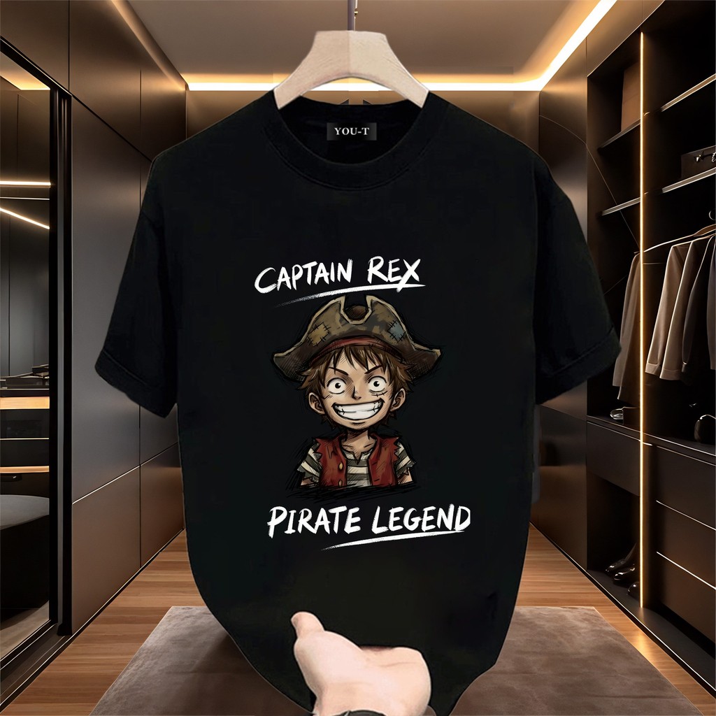 YOU-T☄️ "CATAIN REX"เสื้อยืดพิมพ์ลาย   อเมริกัน สวมใส่สบาย  เสื้อดีไซน์เนอร์ ฝ้าย 100% oversize S-XL 2025