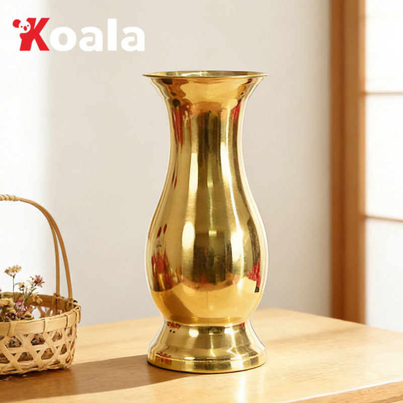 KOALA 7นิ้ว 9นิ้ว 10นิ้ว นержักรส แจกันดอกไม้ จัดดอกไม้ ทองคำ แจกันเดี่ยว สร้างสรรค์ กระถางดอกไม้ แจกันตกแต่ง