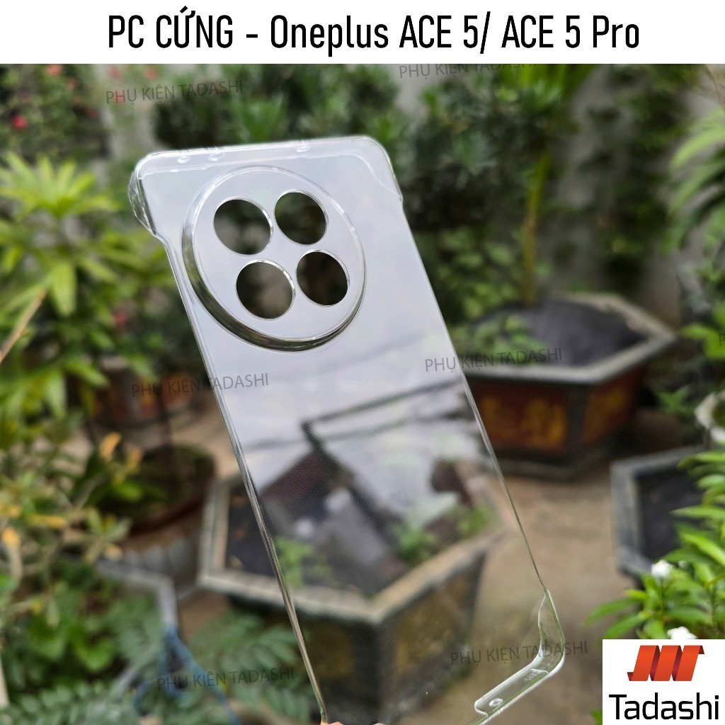 เคสไร้ขอบสําหรับ OnePlus ACE 5/ ACE 5 Pro/ ACE5 Ultra, Oneplus 13 เคสแข็งแบบใส, ไม่มีสีเหลือง, ป้องก