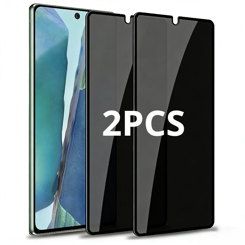 1-2 ชิ้นความเป็นส่วนตัวสีดําขอบกระจกนิรภัยสําหรับ Vivo V2044 V2043 V2042 V2038 V2037 V2036A V2036 V2